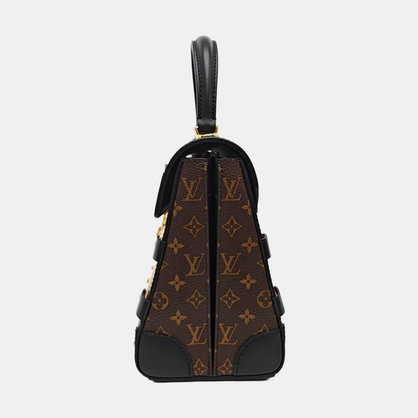 TRIANON PM Monogram Coated Canvas Brown