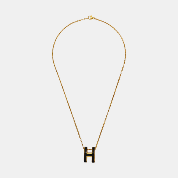 Pop H Metal Rose Gold Necklace