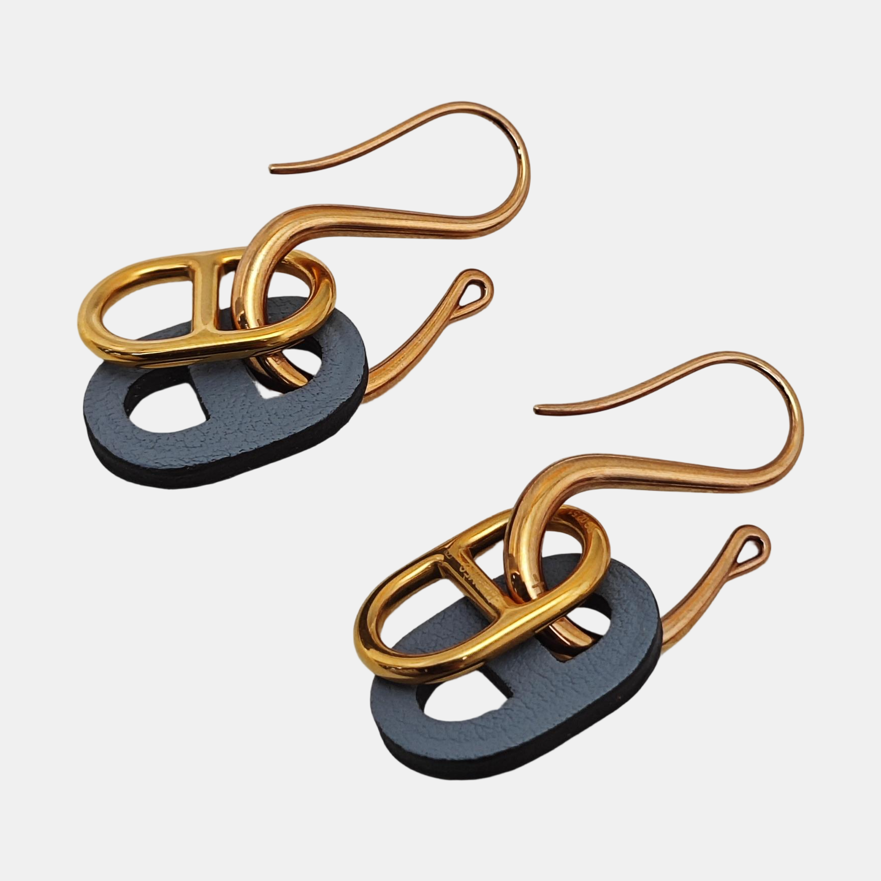 O'maillon Metal Blue Stud Earrings