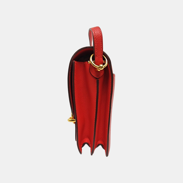 Authenticated pre-owned  Roulis Mini Evercolor Red - Shoulder Bag at Looply