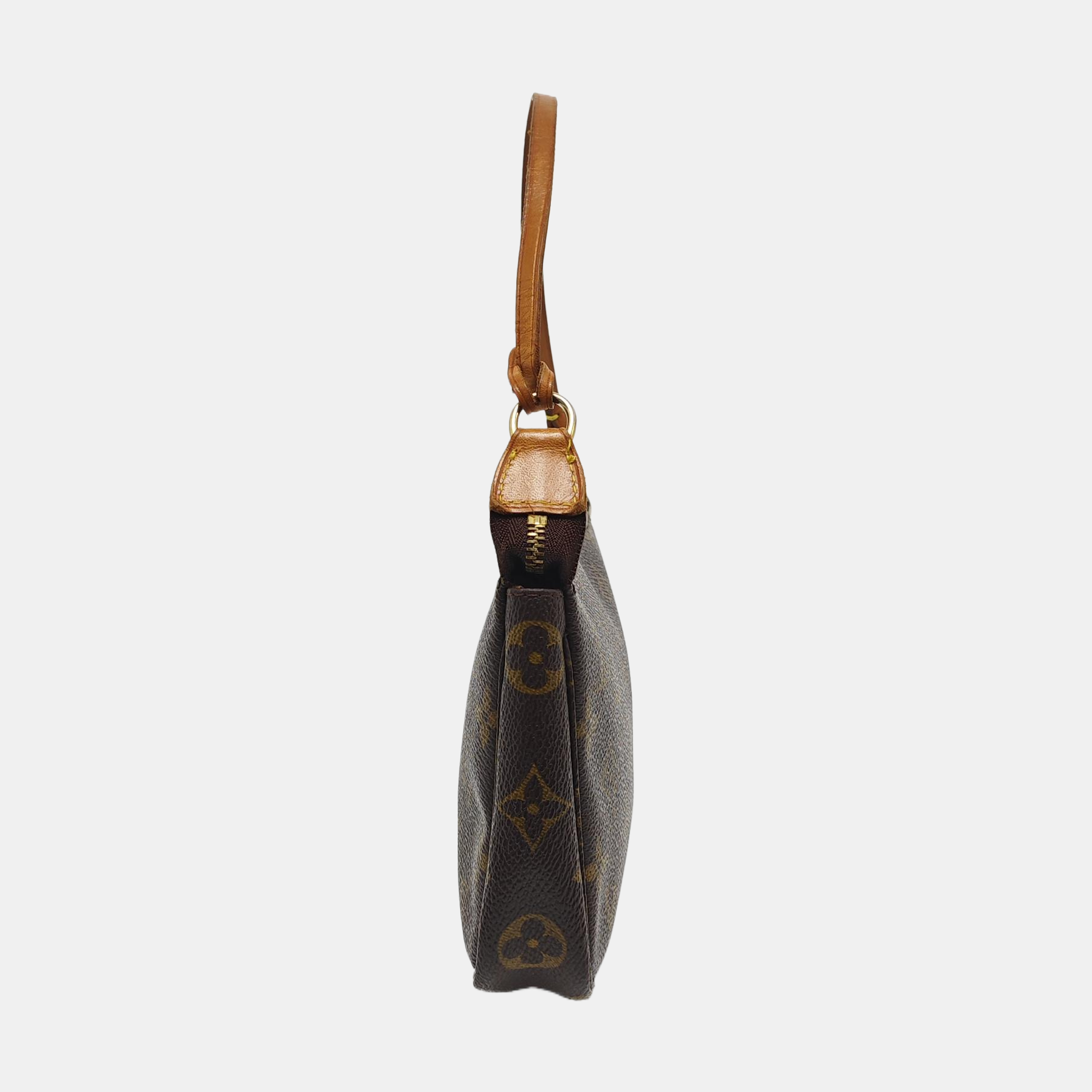 ACCESSOIRES Monogram Coated Canvas Brown
