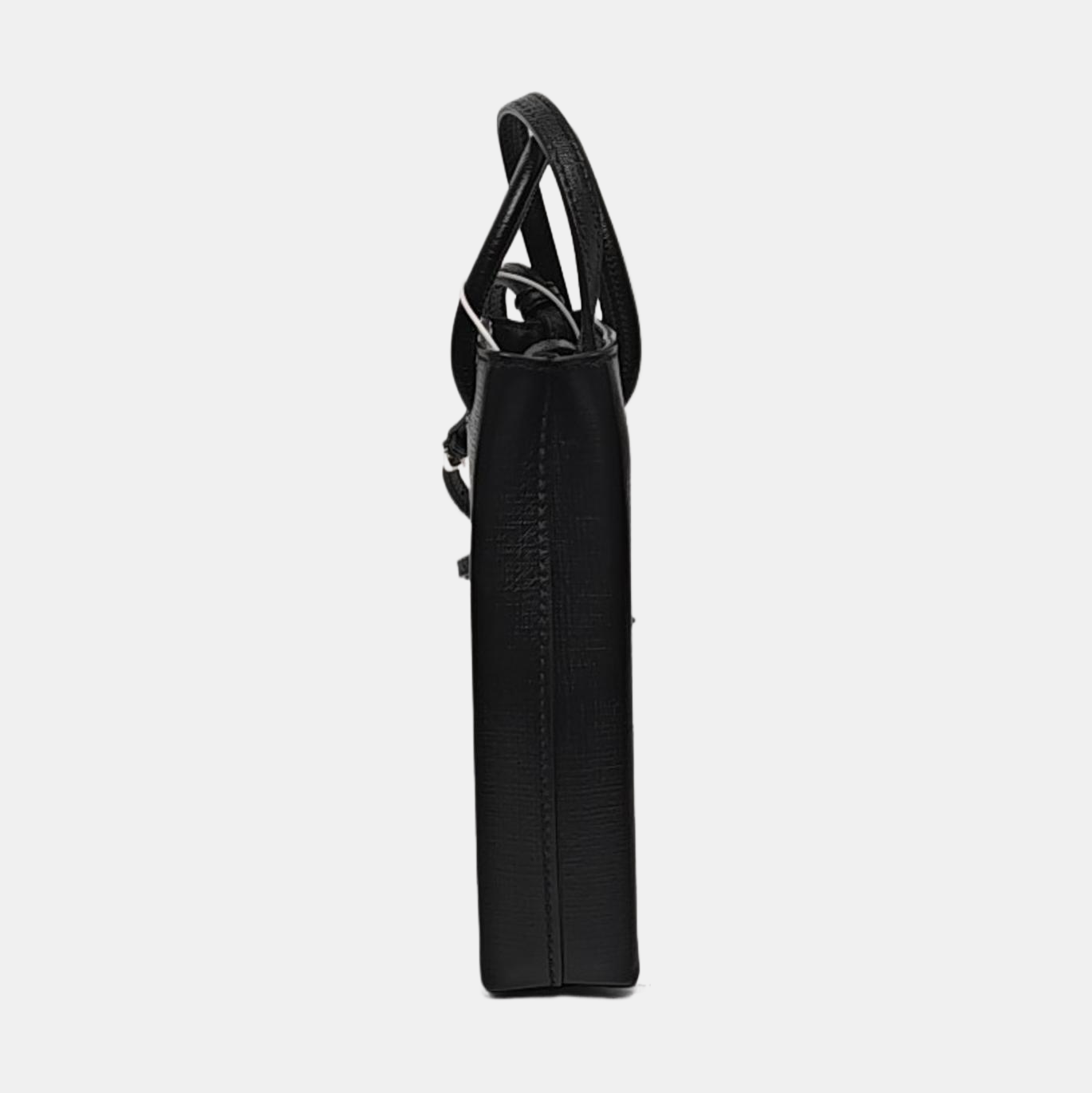 Shopping Bag Calfskin Black