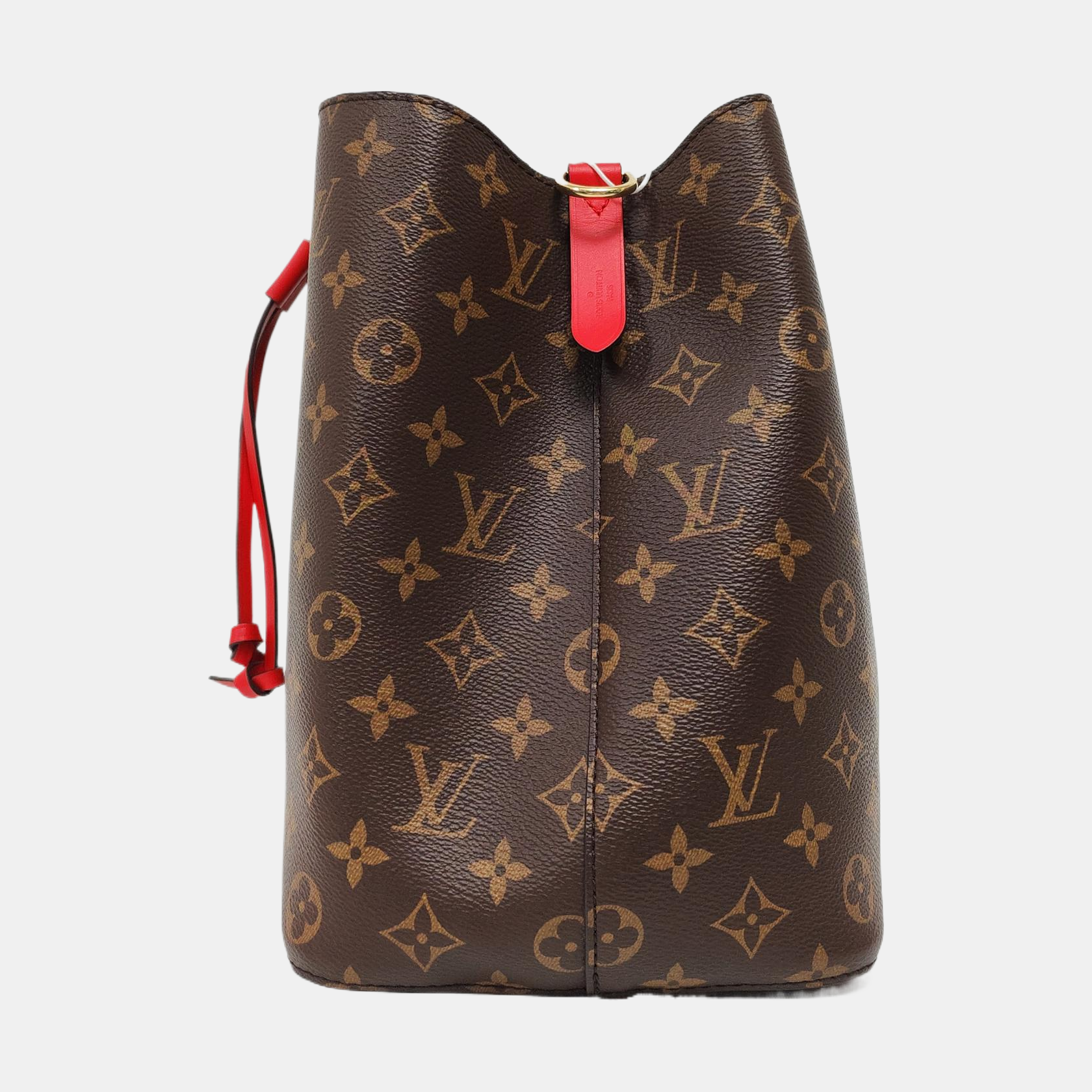 NÉONOÉ MM Monogram Coated Canvas Brown