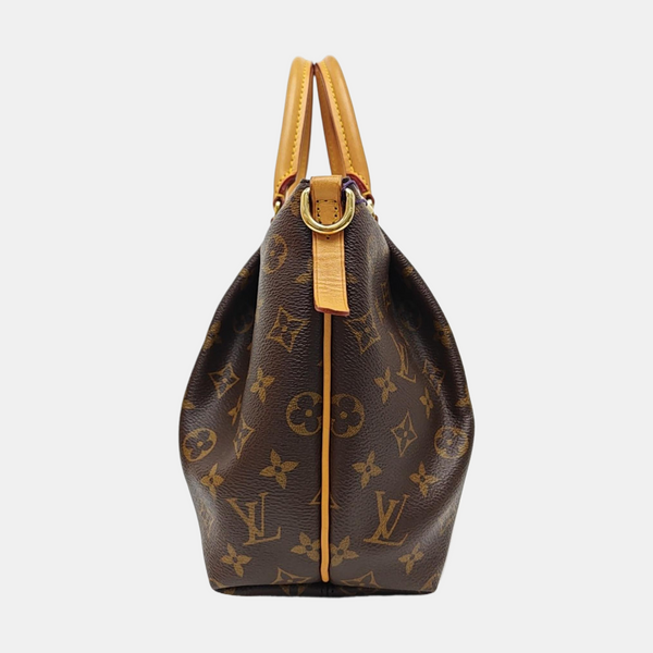TURENNE Monogram Coated Canvas Brown