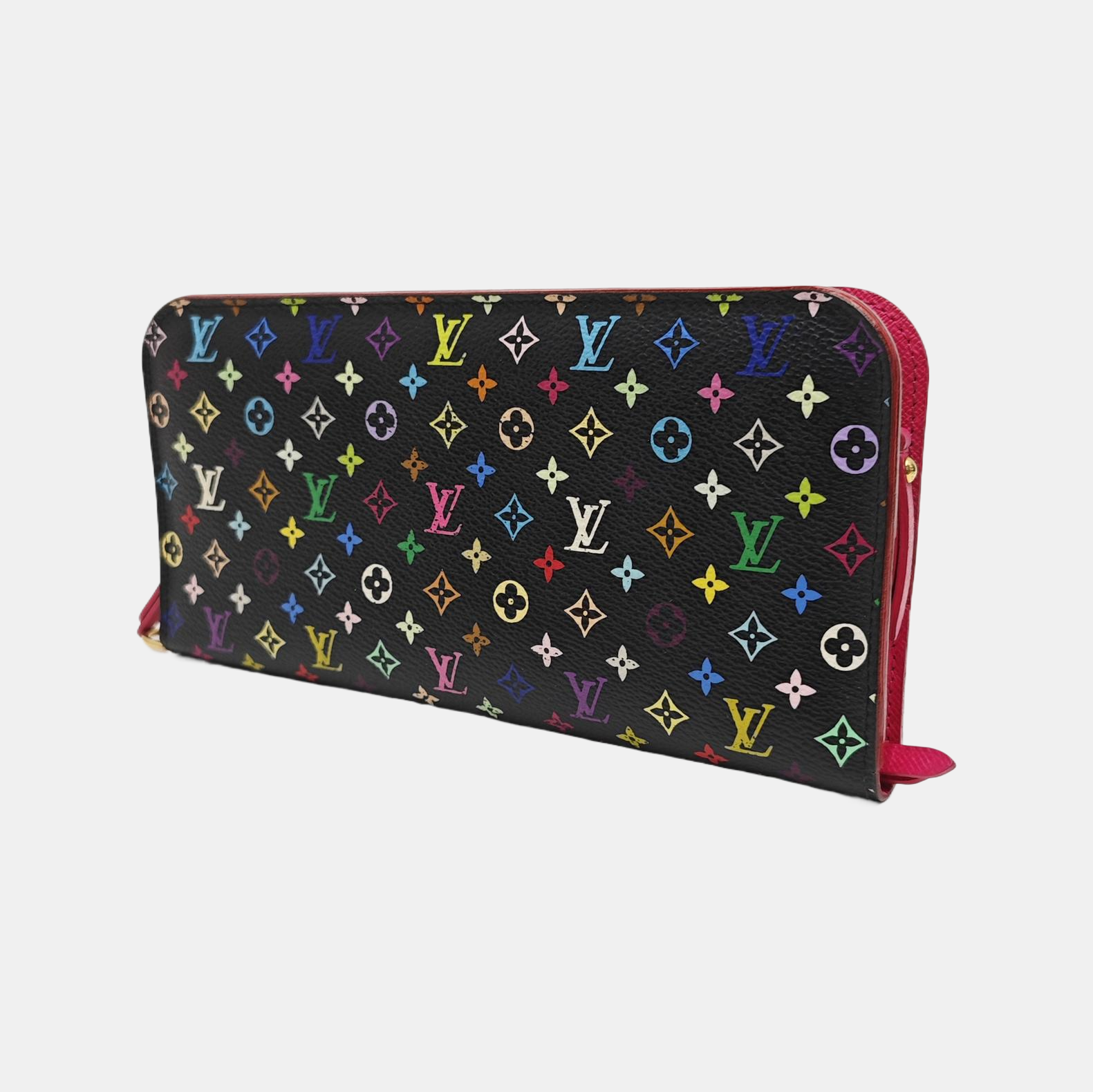 LV × TM INSOLITE Monogram Coated Canvas Black Wallet
