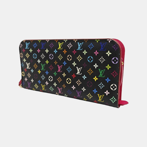 LV × TM INSOLITE Monogram Coated Canvas Black Wallet
