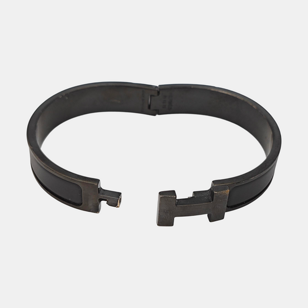 Clic Hh Metal Black Bangle