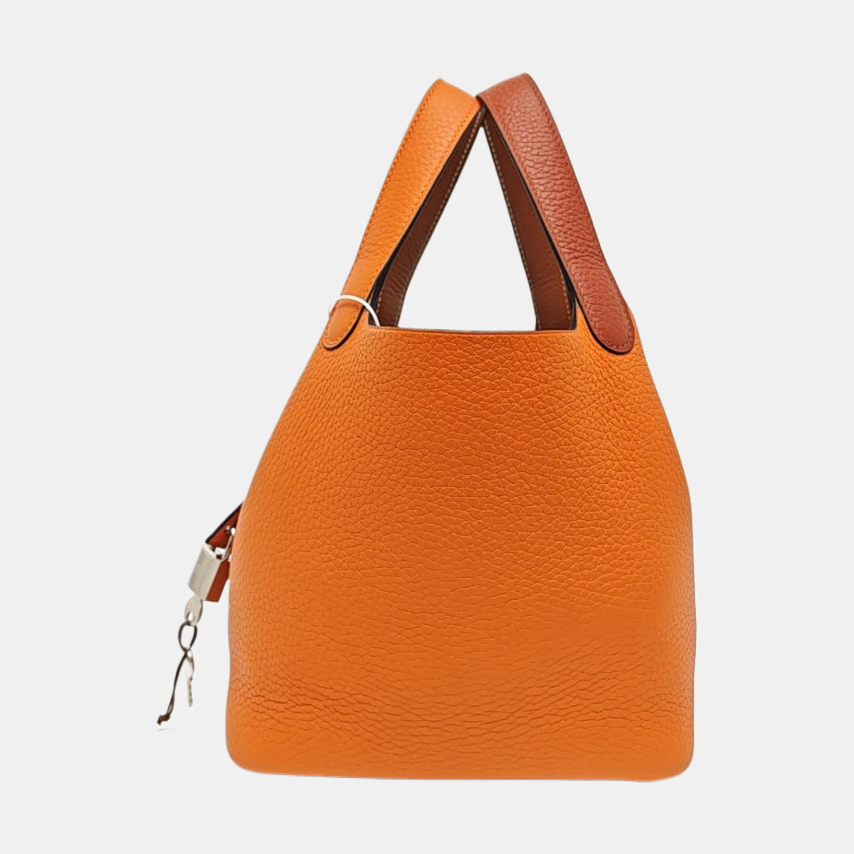 Authenticated pre-owned  Picotin Lock 18 Clemence Multicolor - Bucket Bag at Looply