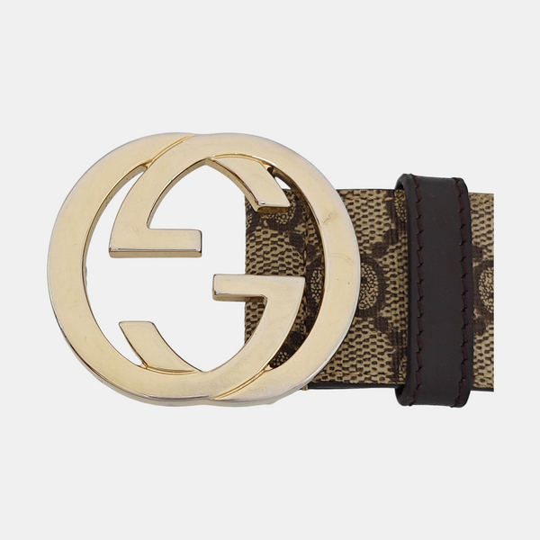 Leather Belt Beige