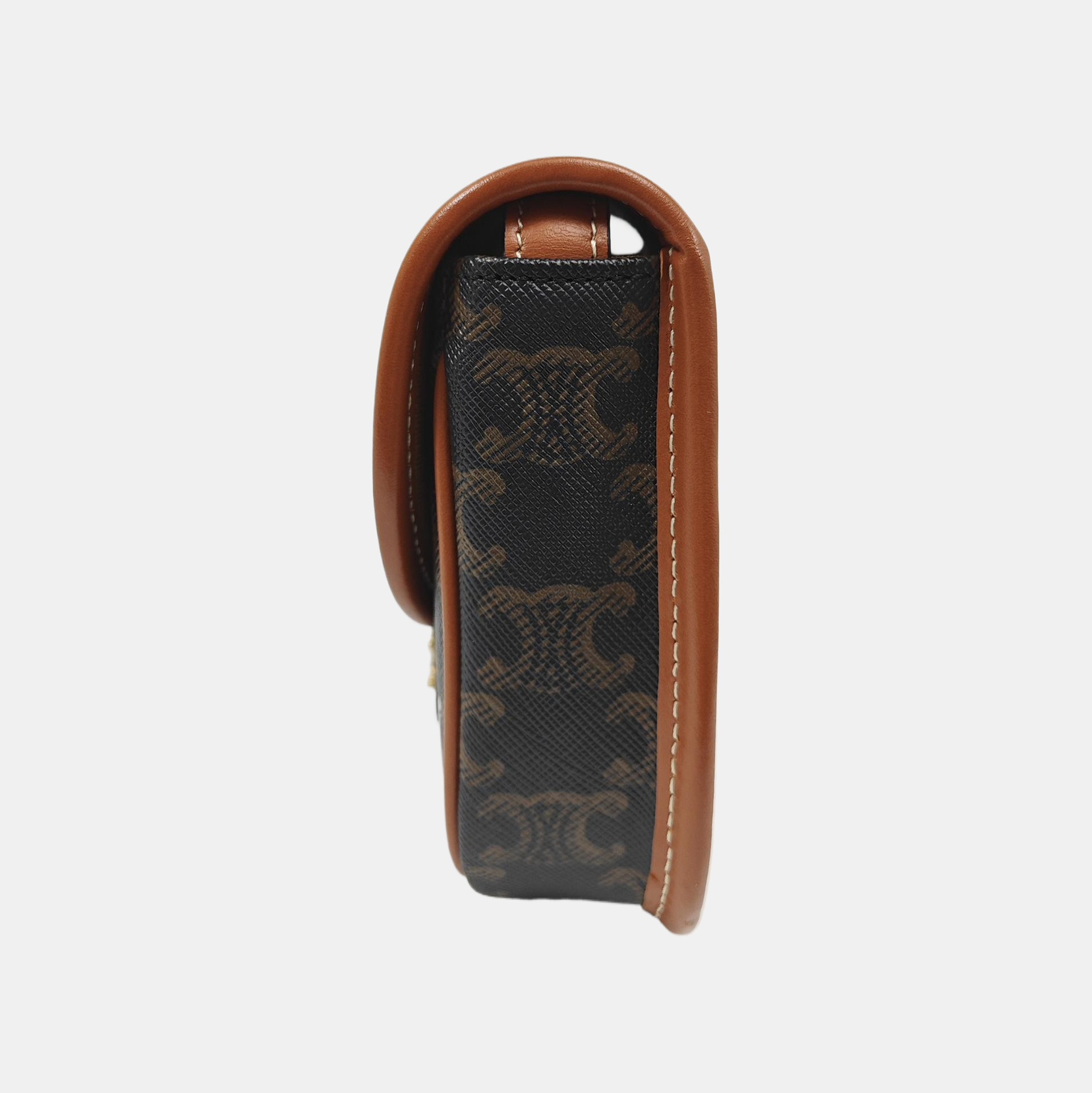 BESACE Mini Coated Canvas Brown