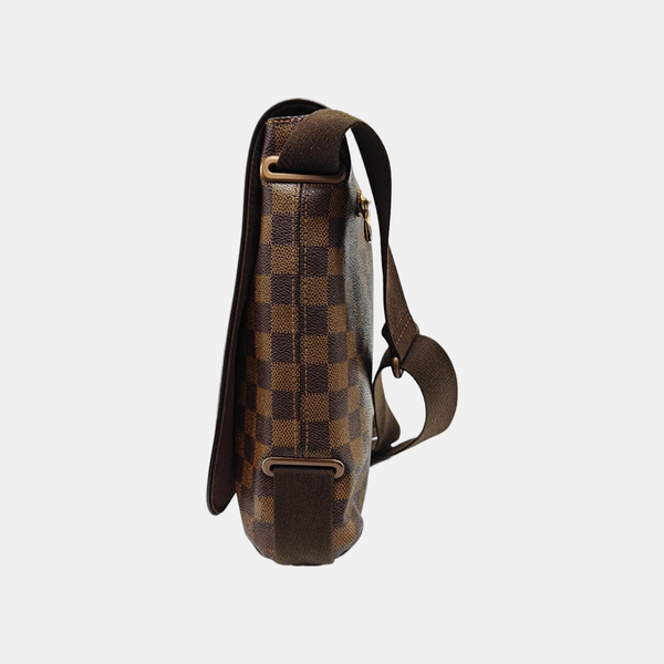 BROOKLYN Damier Ebene Coated Canvas Brown