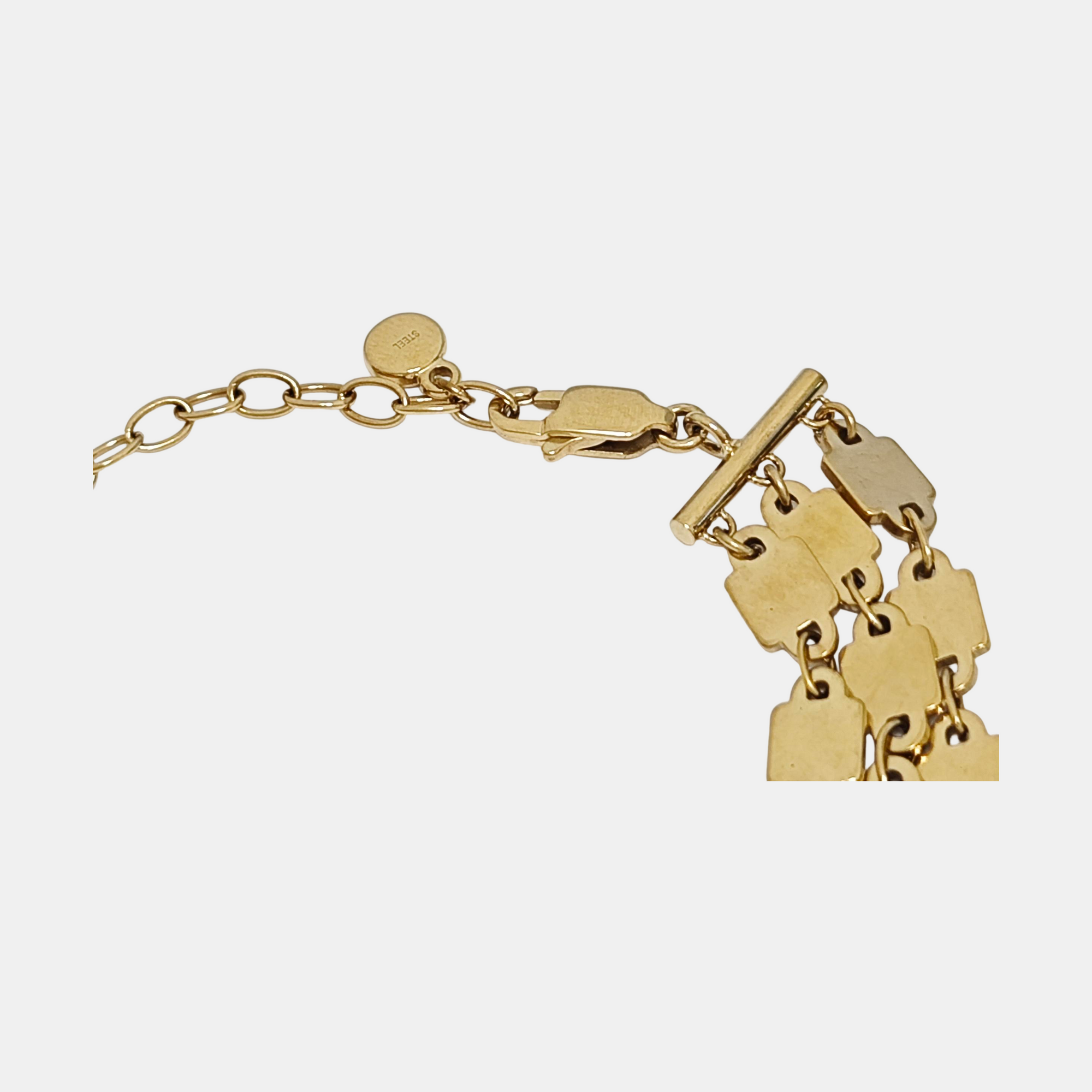 Stainless Steel Gold Bracelet