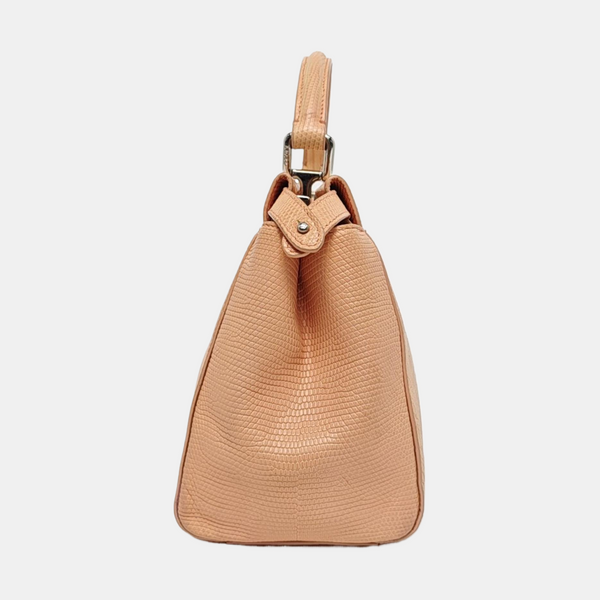 Authenticated pre-owned  Peekaboo Mini Lizard Pink - Shoulder Bag at Looply