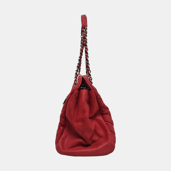 Authenticated pre-owned  JUST MADEMOISELLE Quilted Calfskin Pink - Shoulder Bag at Looply