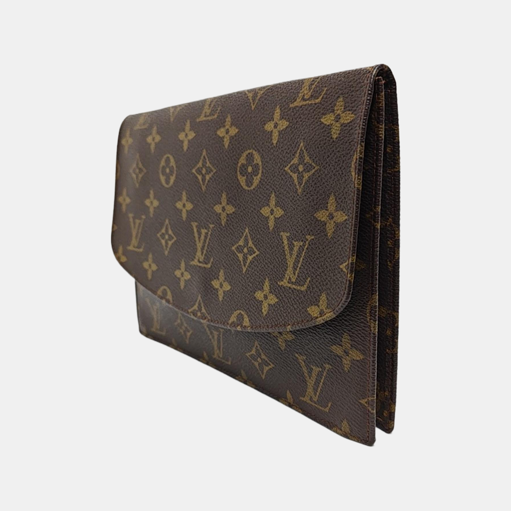 POCHETTE RABAT Monogram Coated Canvas Brown