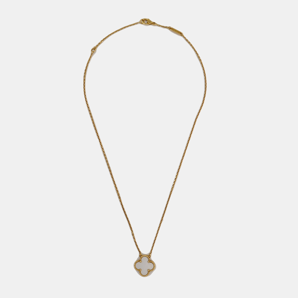 Vintage Alhambra 18k Gold Necklace
