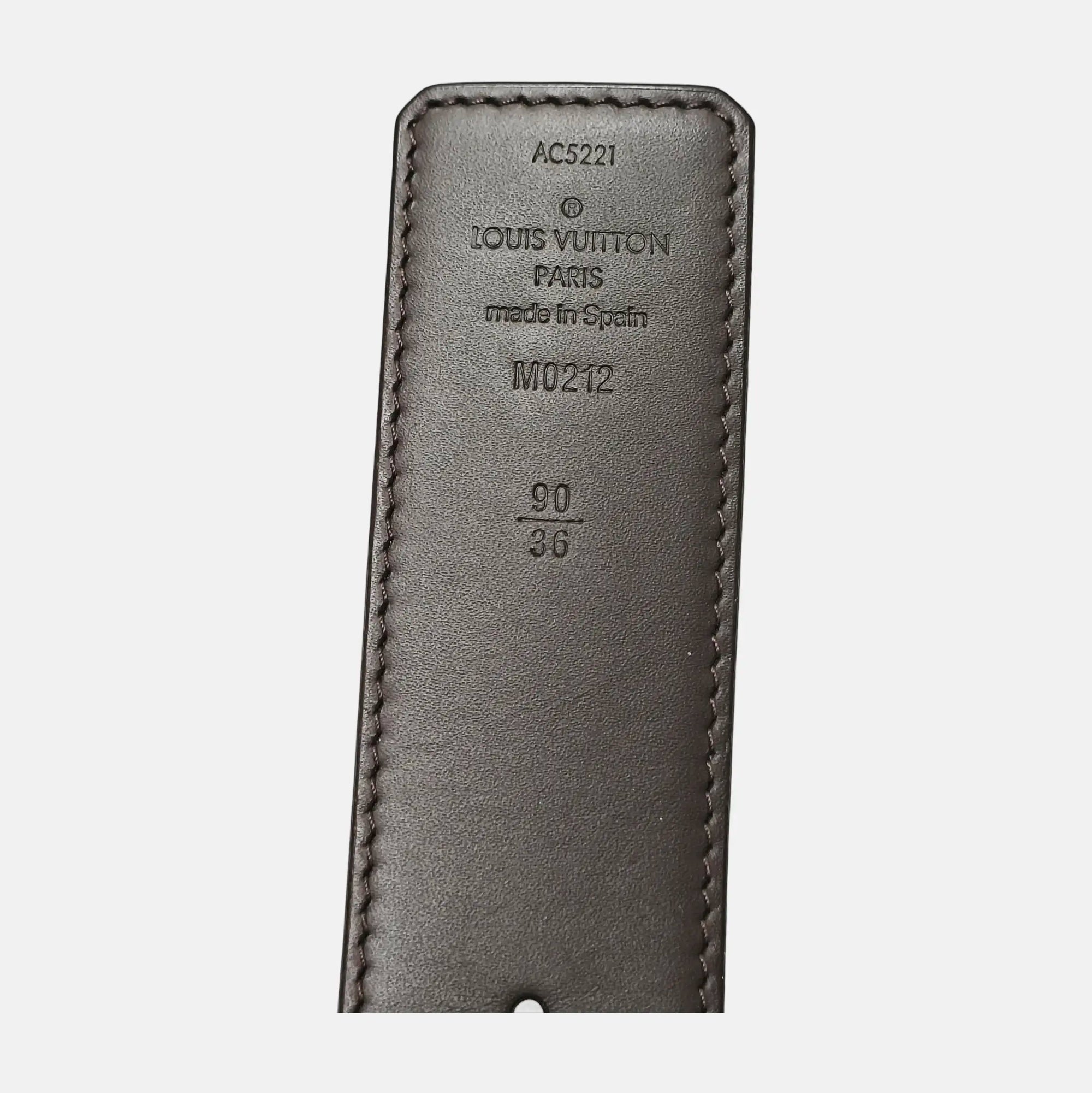 Coated Canvas Belt Brown