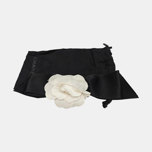 Fabric Black Brooch