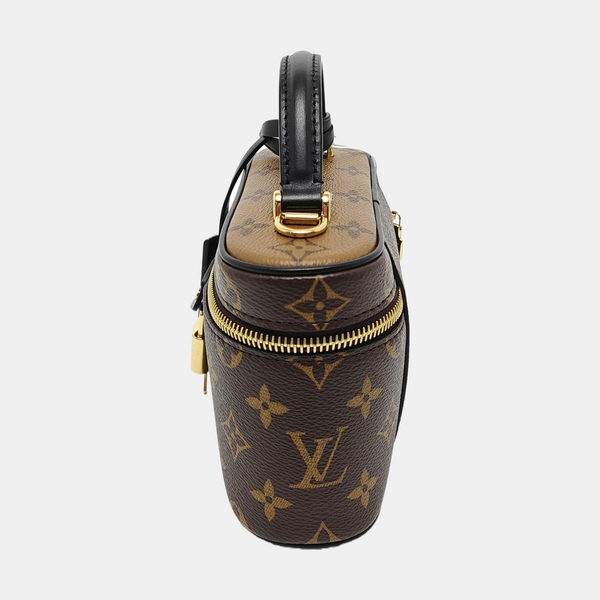 Vanity Chain Pouch Monogram Coated Canvas Brown