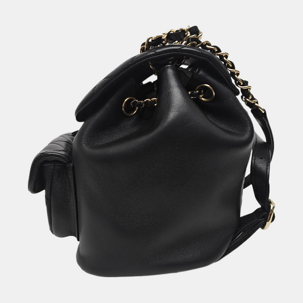 DUMA Quilted Lambskin Black