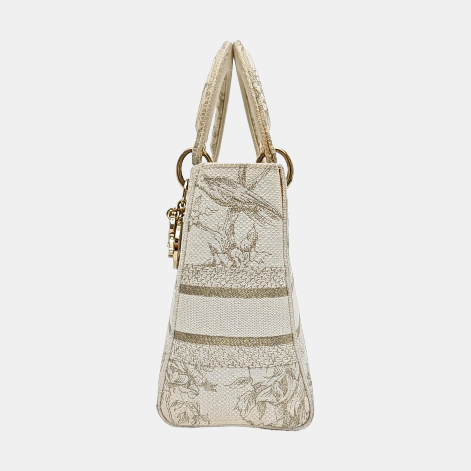 Lady D-Lite Medium Fabric White