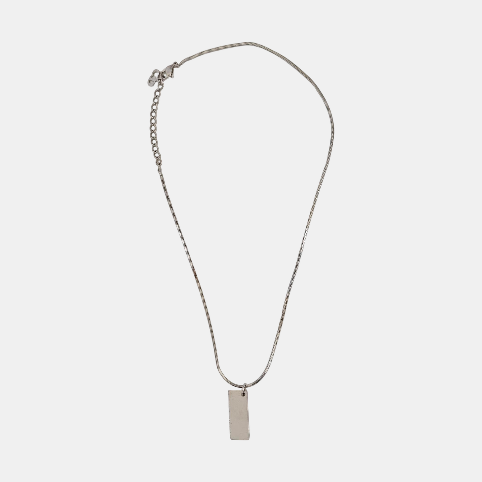 Trotter 2 Metal Silver Necklace