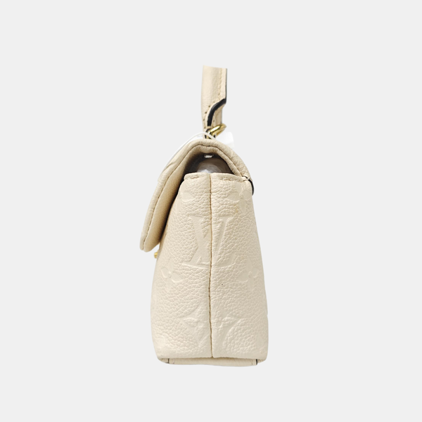 MADELEINE Nano Monogram Calfskin Beige