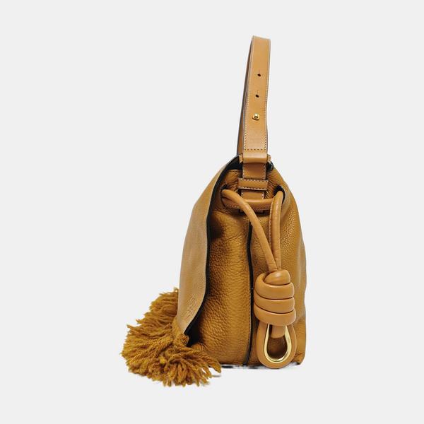 Calfskin Shoulder Bag Yellow