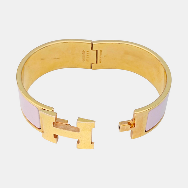Clic Clac H Metal Gold Bangle