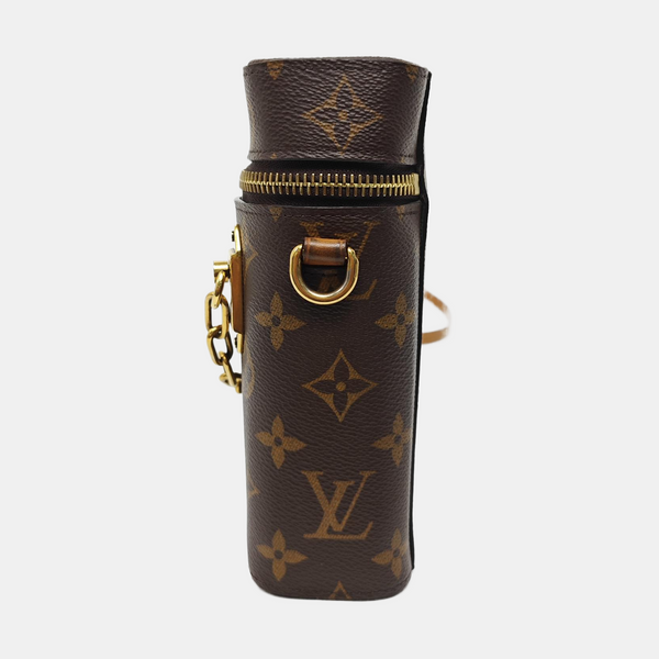 PHONE BOX Monogram Coated Canvas Brown