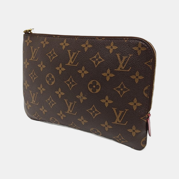 Etui Voyage PM Monogram Coated Canvas Brown