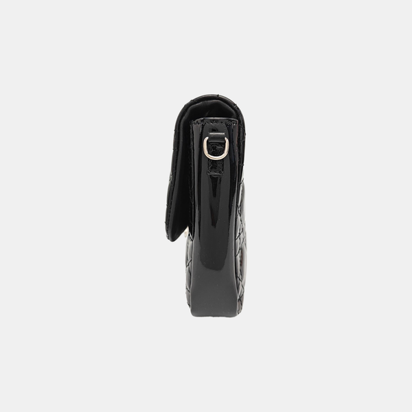 Miss Dior Cannage Patent Leather Black