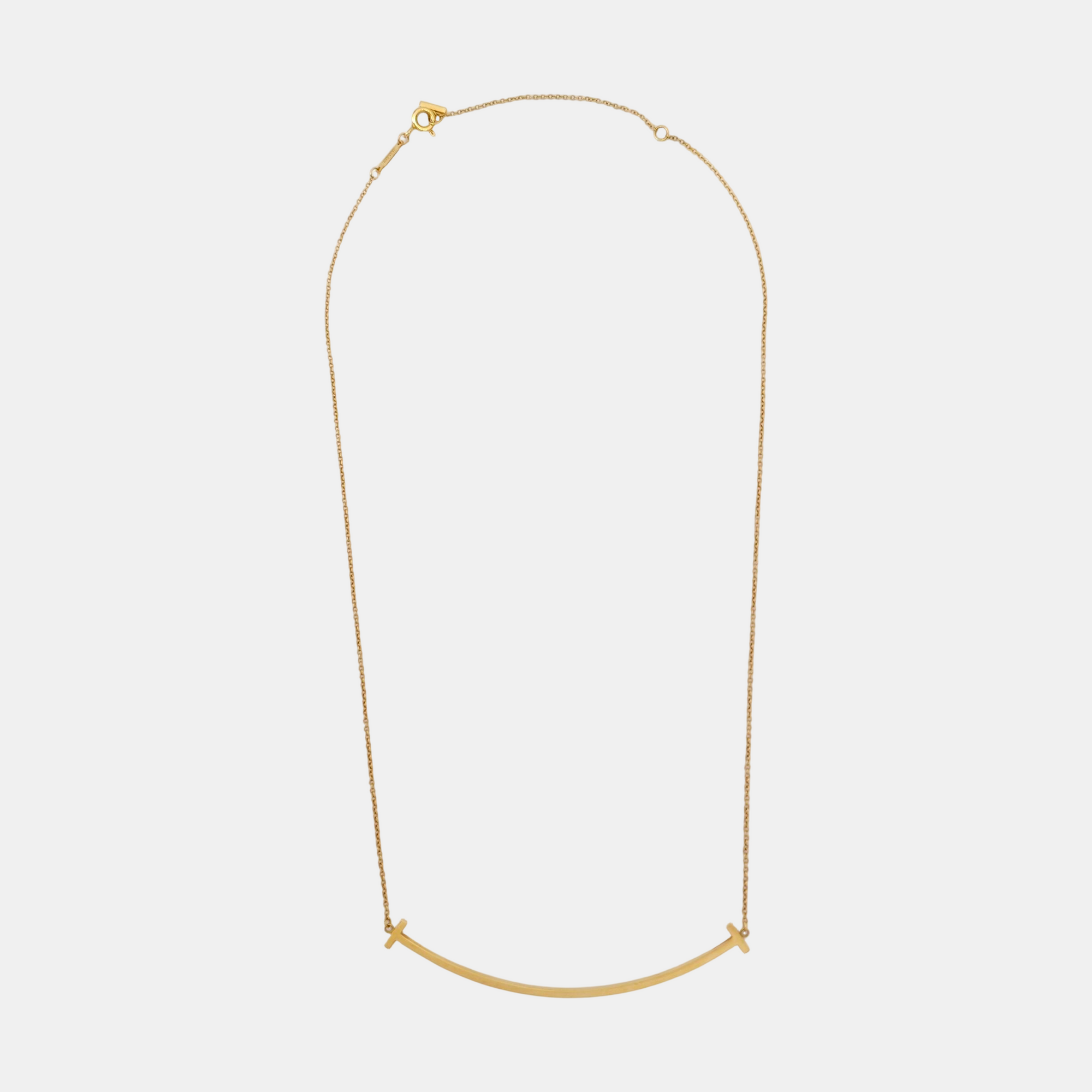 Tiffany T 18k Rose Gold Necklace