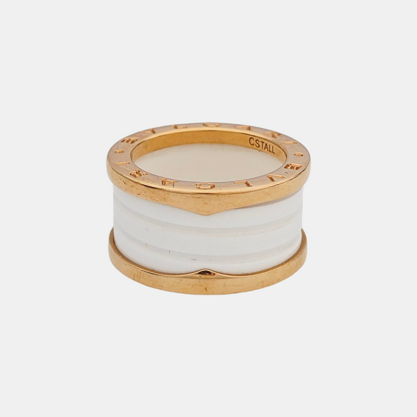 B.ZERO1 18k Rose Gold Ring EU 53