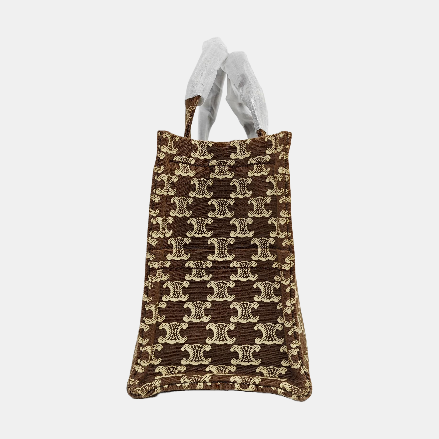 CABAS CELINE Small Fabric Brown