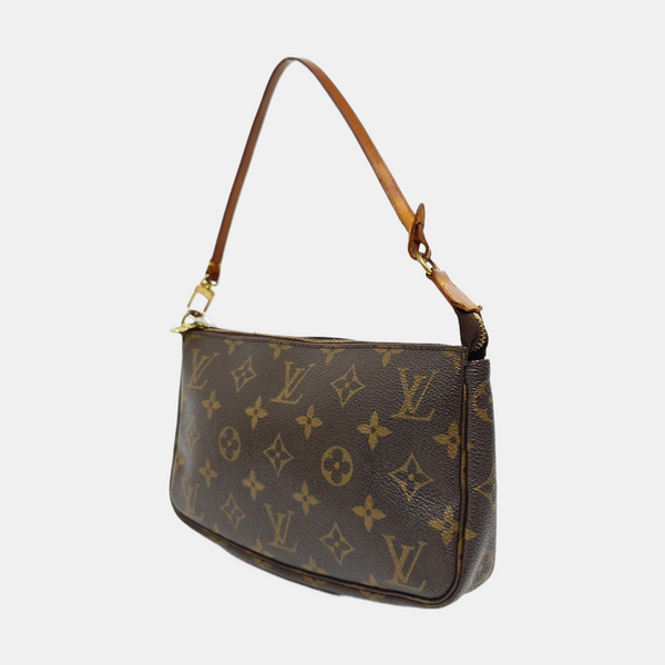 ACCESSOIRES Monogram Coated Canvas Brown