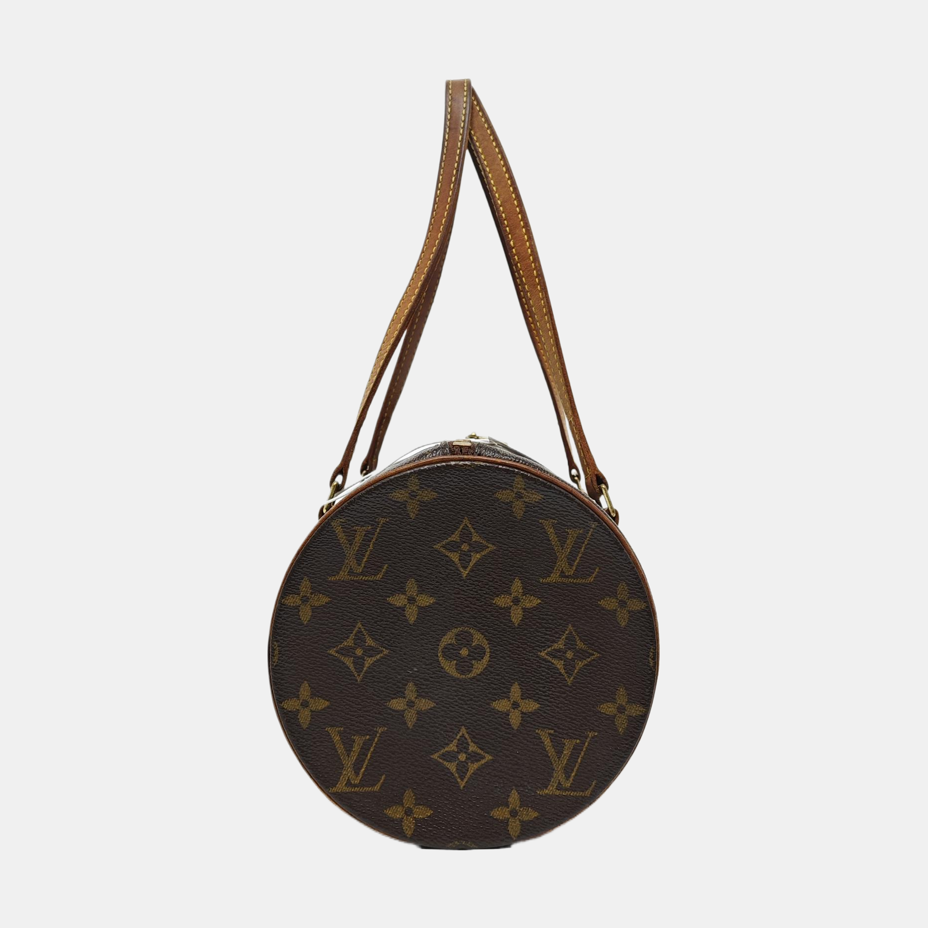 PAPILLON 30 Monogram Coated Canvas Brown