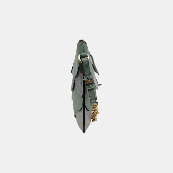 Calfskin Shoulder Bag Green