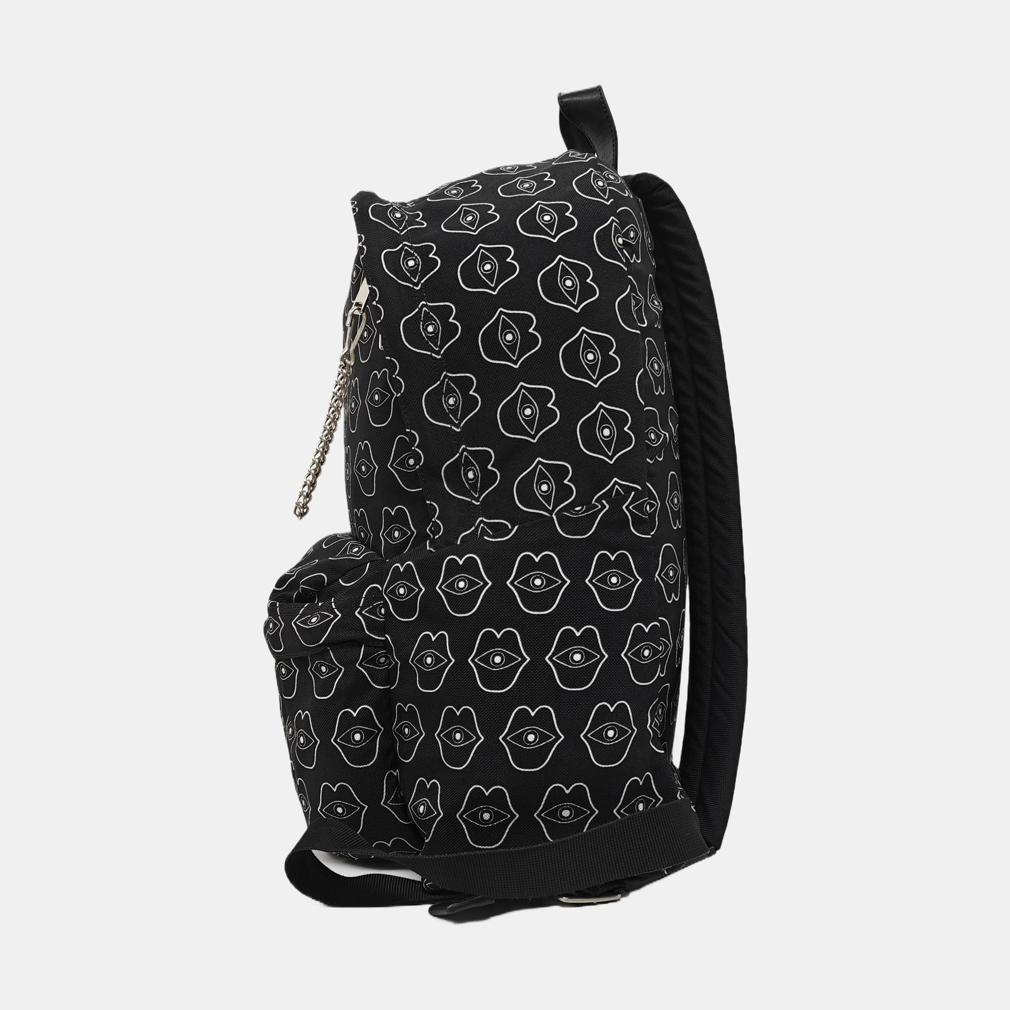 Nylon Backpack Medium Black