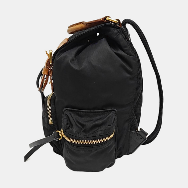 Nylon Backpack Black