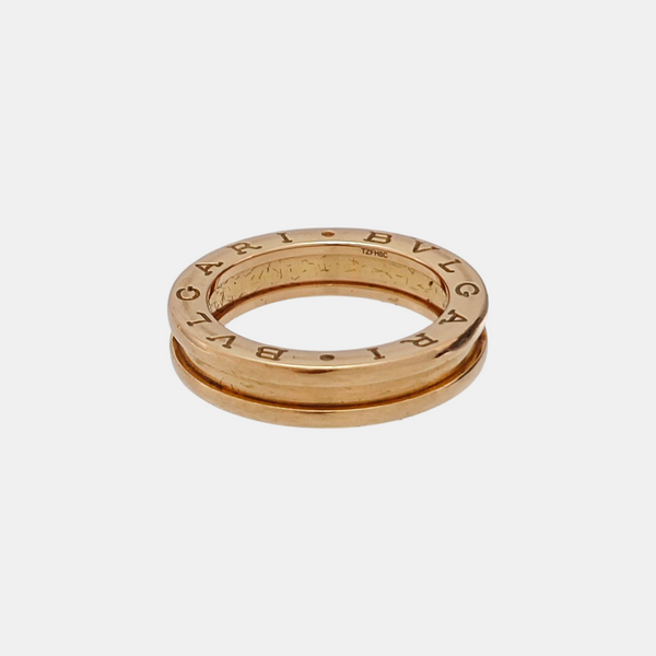 B.ZERO1 18k Rose Gold Ring EU 53