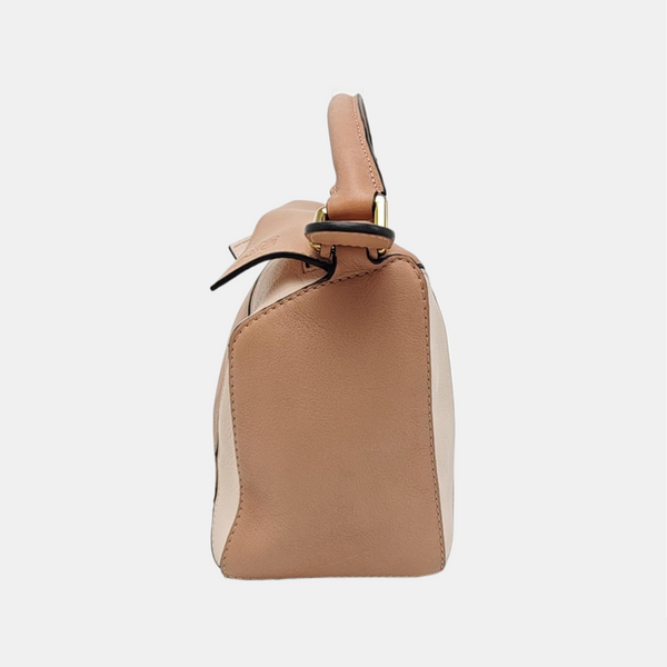 Puzzle Small Calfskin Beige