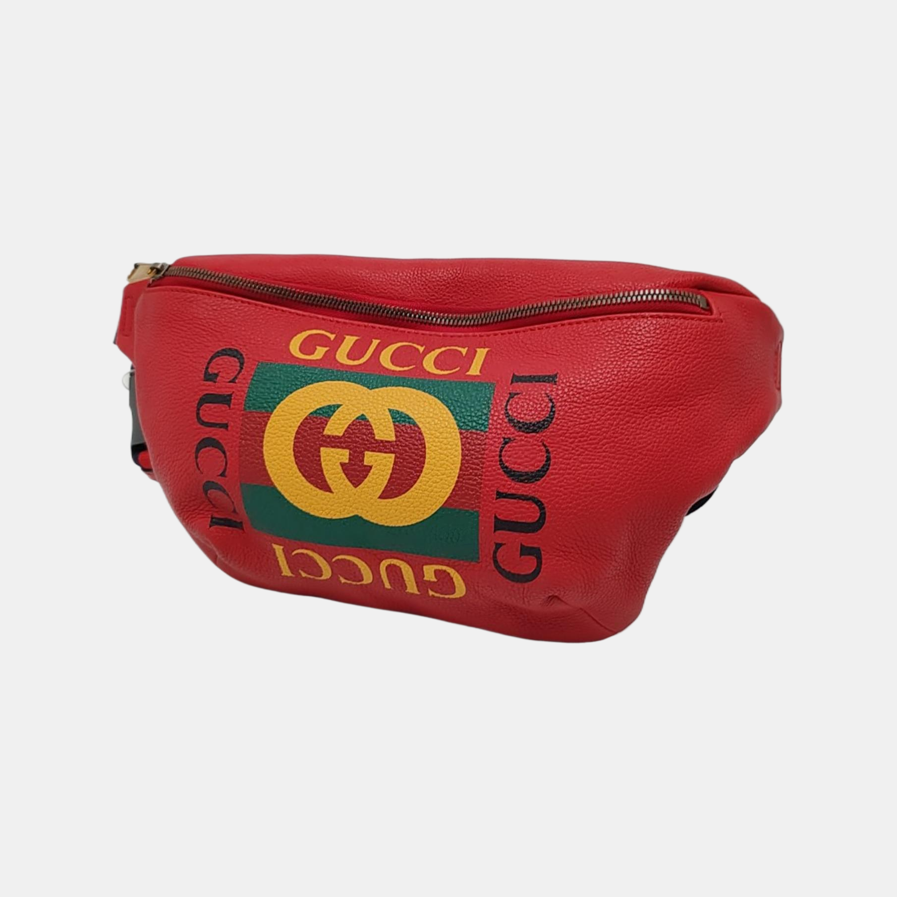 Print Large Calfskin Red