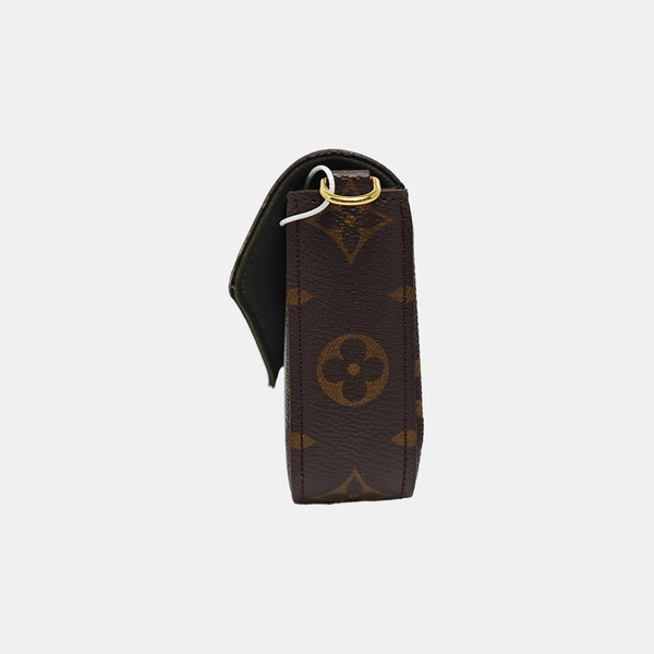 FÉLICIE Monogram Coated Canvas Brown