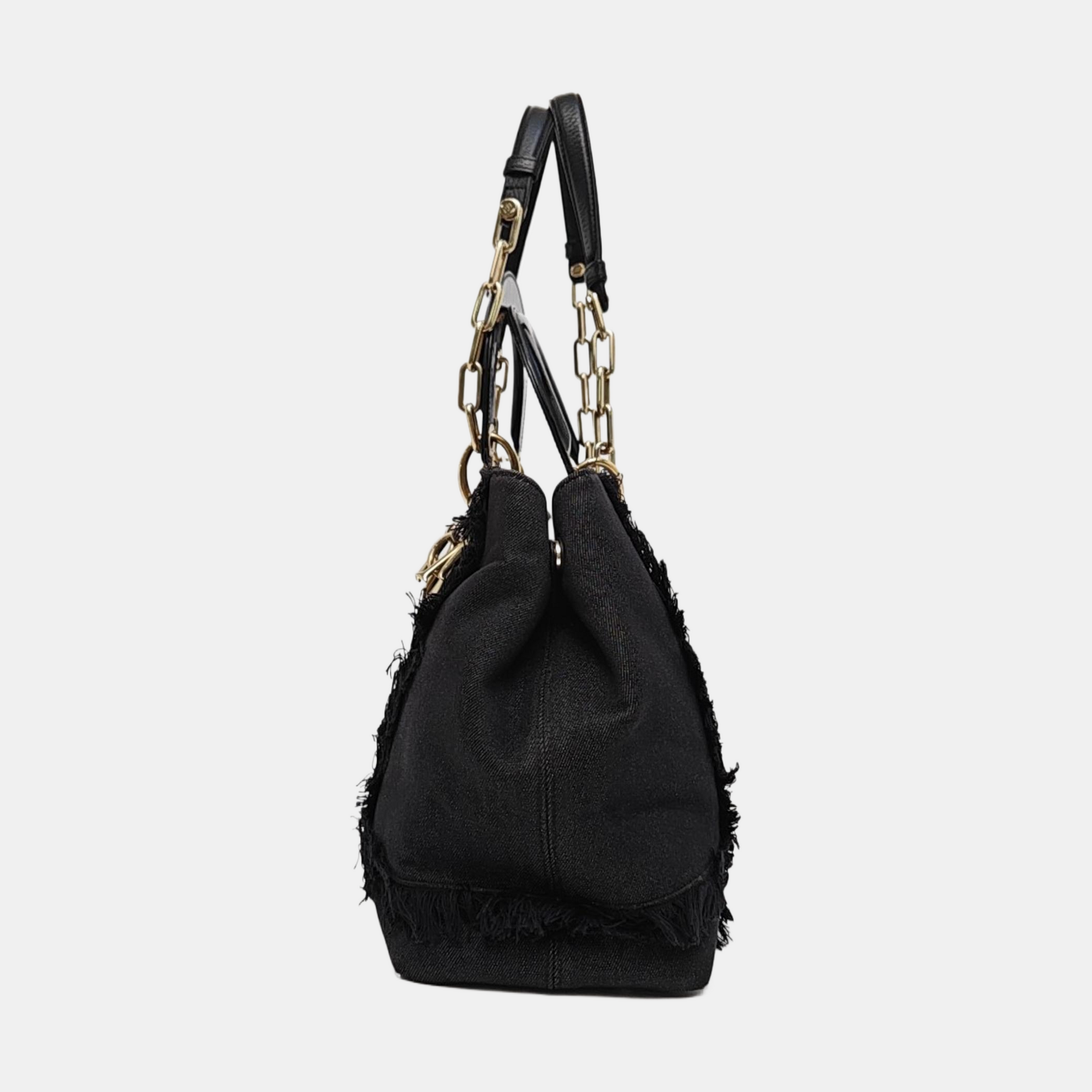Canvas Top Handle Bag Large Multicolor