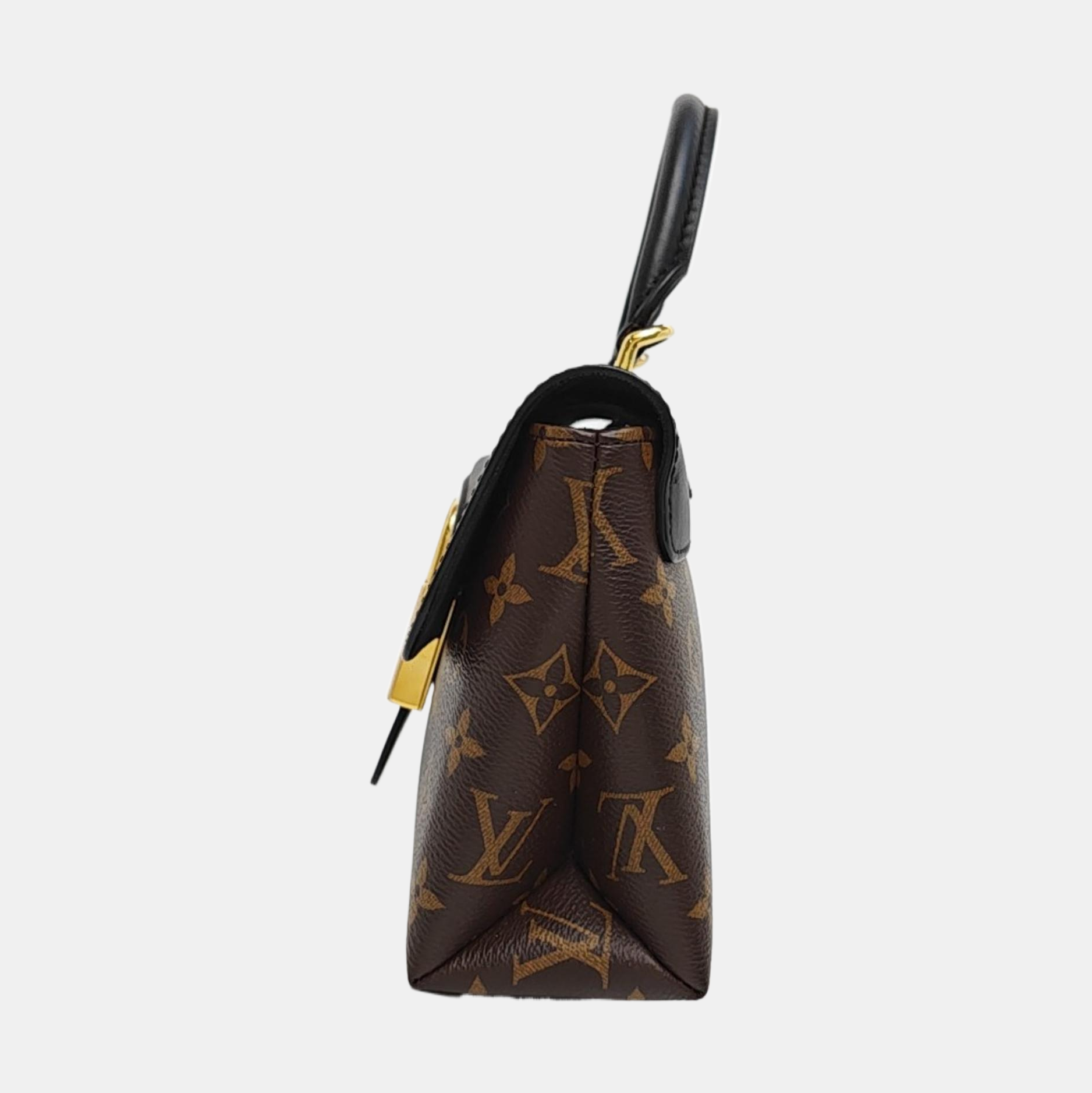 LOCKY BB Monogram Coated Canvas Brown