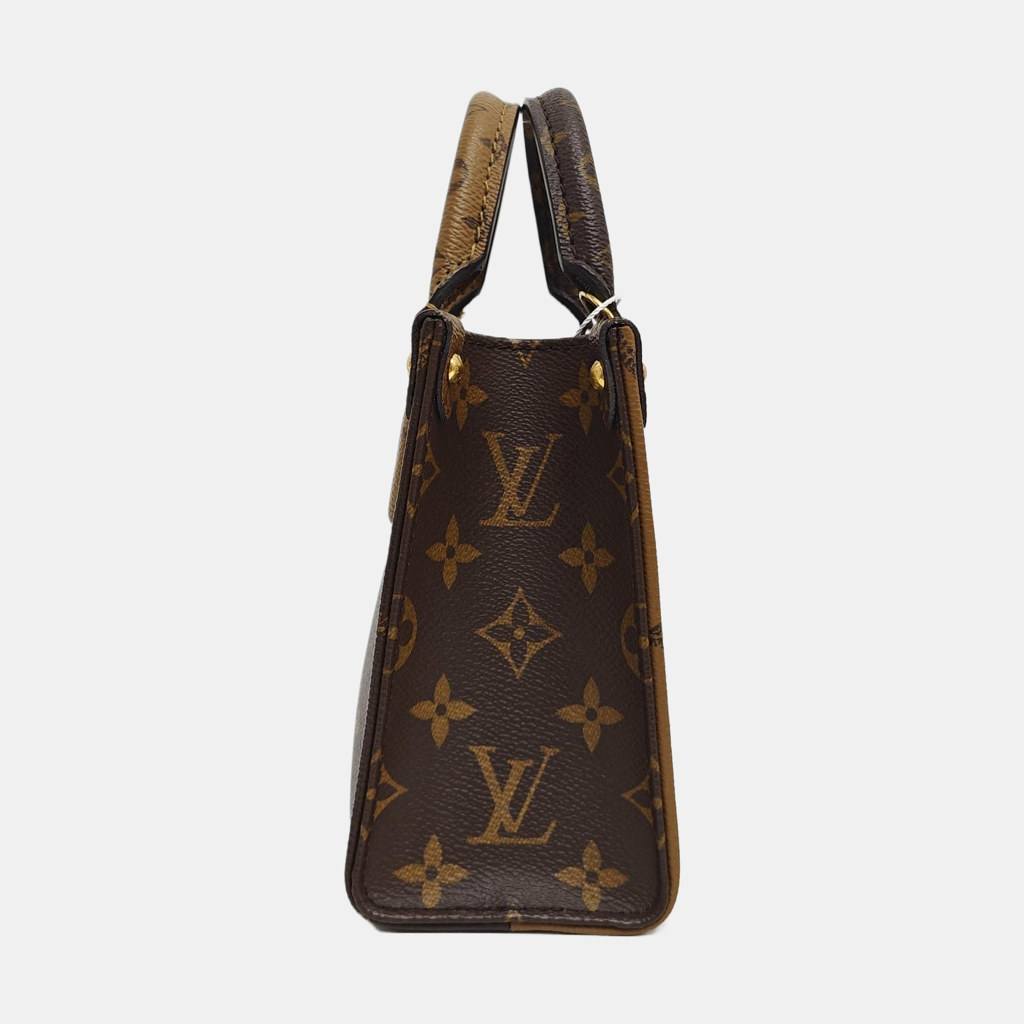 ONTHEGO BB Monogram Coated Canvas Brown