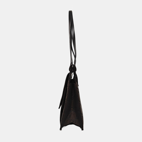 Monogram Canvas Tote Bag Brown