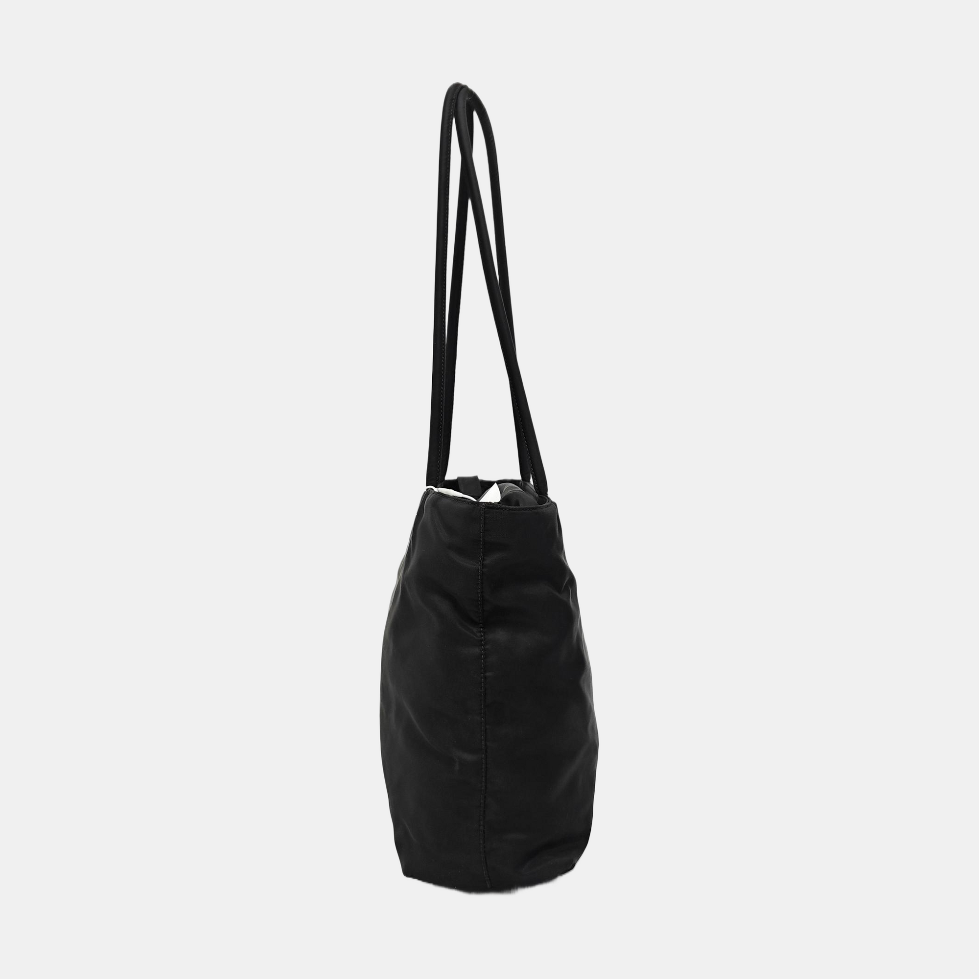 Nylon Tote Bag Black