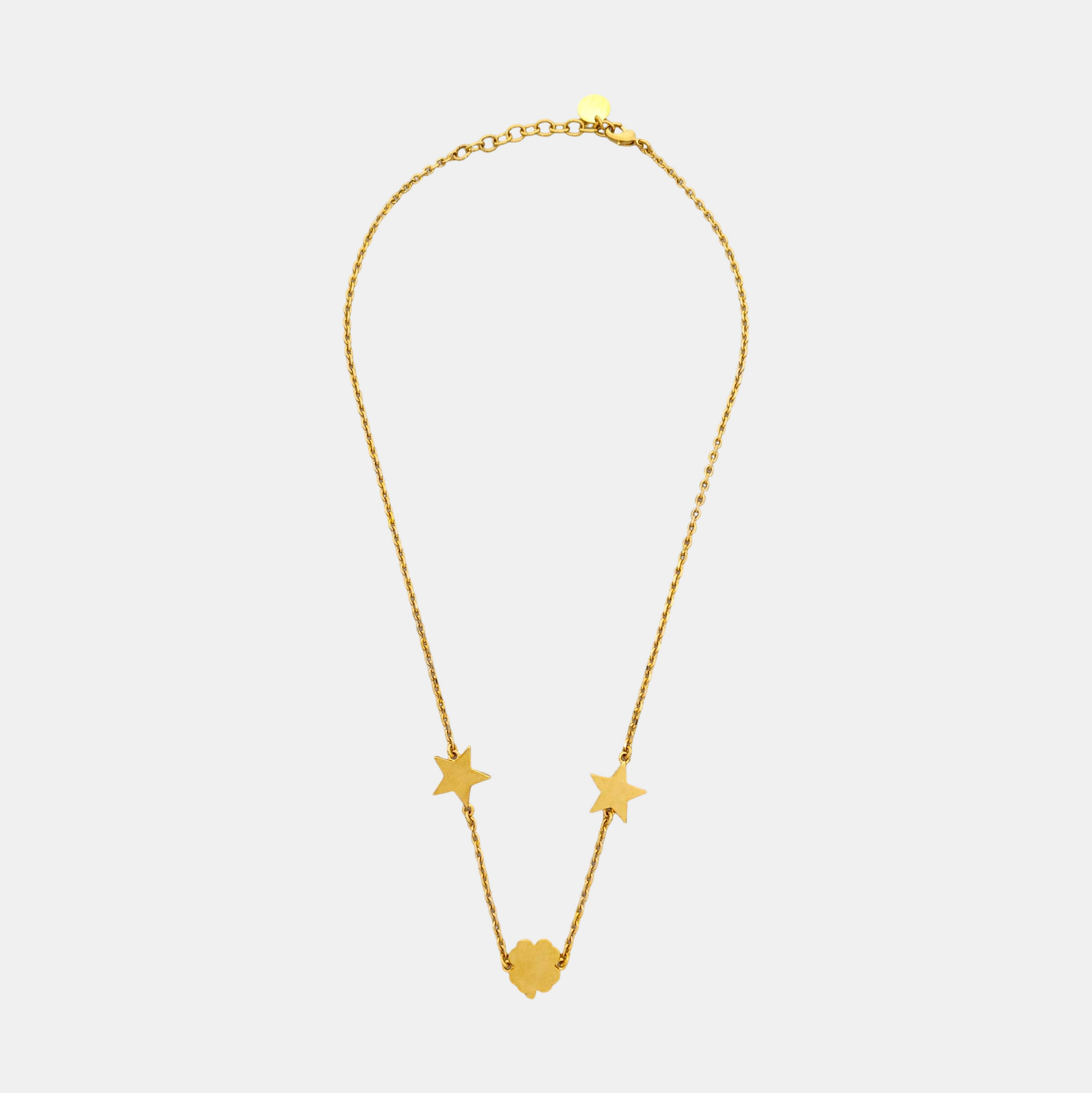 Dior Destiny Metal Gold Necklace